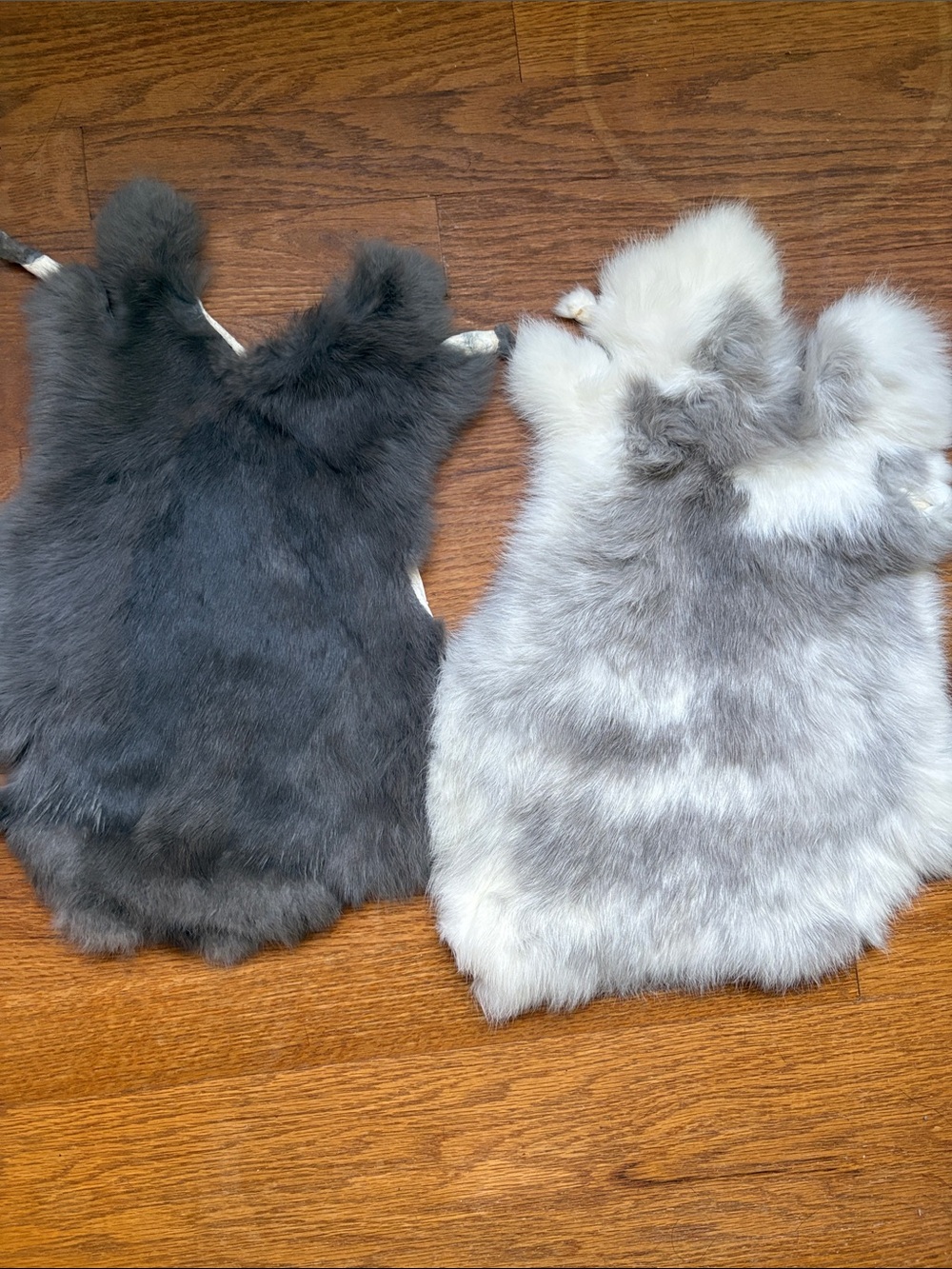 B0238 set rabbit pelts craft supply